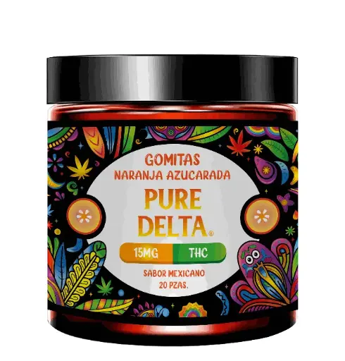 [XXPRCHH-GMNR-0020PZN2PT] Gomitas HHC - Naranja 20pz - PURE