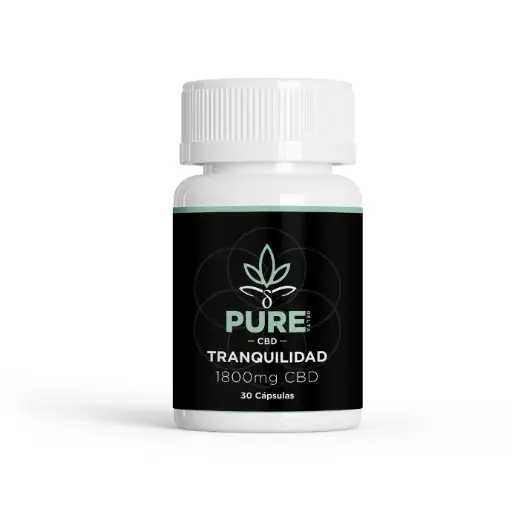 [XXPSLCT-CAXX-0030PZN2PT] Cápsulas de CBD Tranquilidad 30pz - PURE