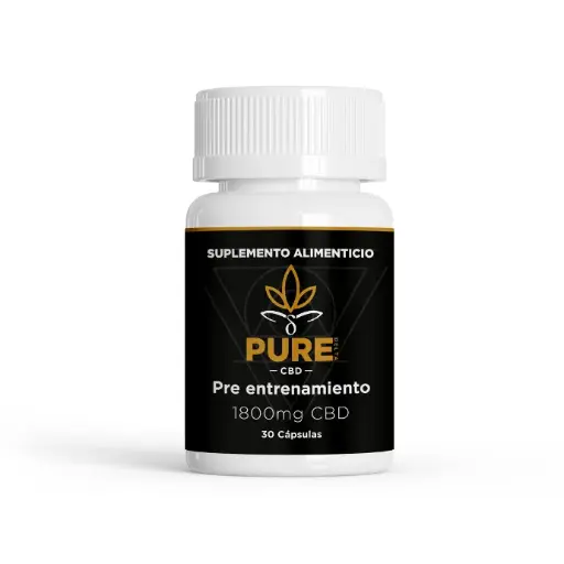 [XXPBSSP-AWXX-0030PZN2PT] Cápsulas de CBD Pre-Entrenamiento 30pz - PURE
